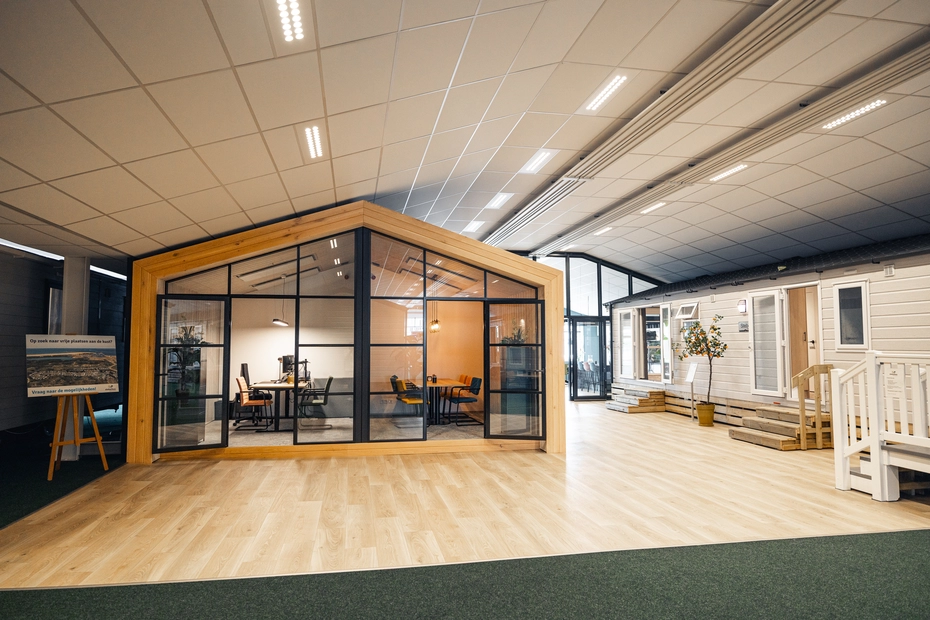 Chalet plaatsen voor mantelzorg