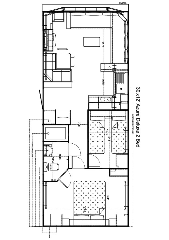Azure de Luxe 950x370, 2 slaapkamers