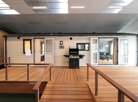 Stebo Chalet  - SB - Model 2027, een Nieuw chalet voor 50.950 euro - Uit voorraad leverbaar