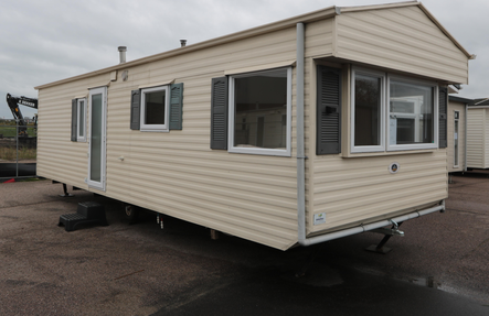 Stebo, een Occasion stacaravan voor 12.950 euro - Uit voorraad leverbaar