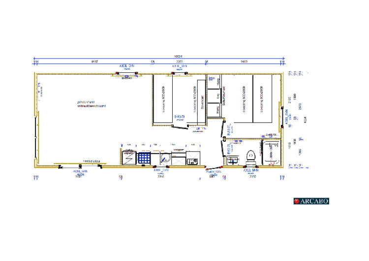 Arcabo Lessenaar 1050 x 400, 2 slaapkamers