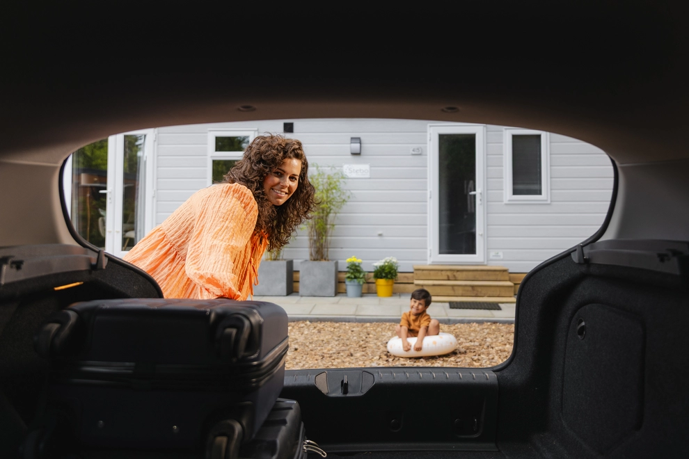 Mobilheim als Notunterkunft für Neubauten