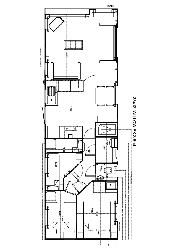 Willow 1150x370, 3 slaapkamers