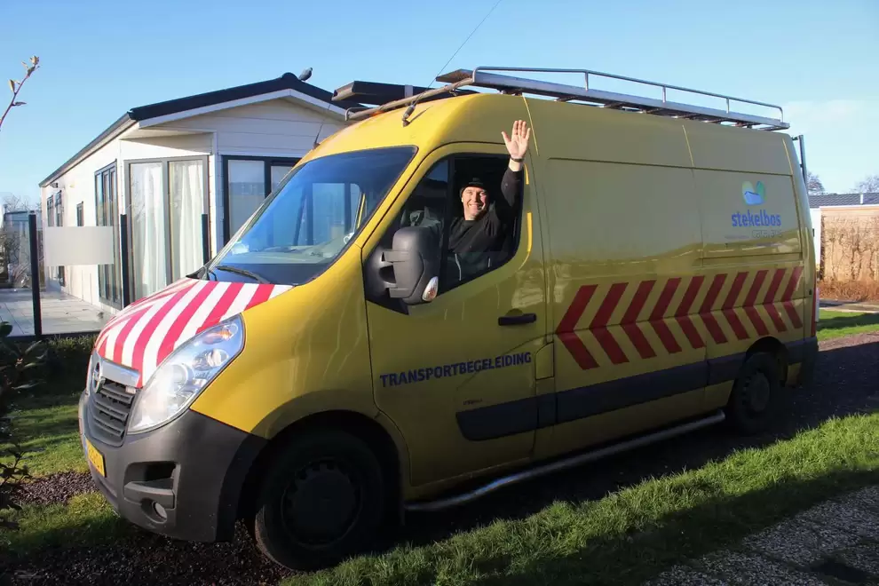 Transport eines Mobilheims