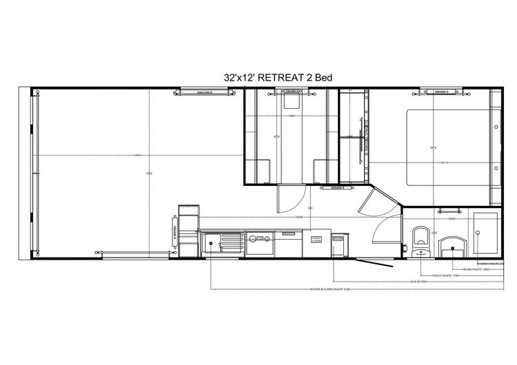 Stebo Special 1000 x 370, 2 slaapkamers