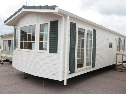 Maat Chalet, een Occasion chalet voor 23.950 euro - Uit voorraad leverbaar