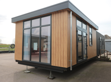 Chalet Boslodge Cube, een Nieuw chalet voor 119.950 euro - Uit voorraad leverbaar