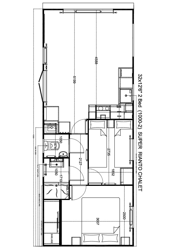 Rianto 1000 x 385, 2 slaapkamers